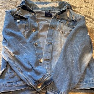 Cavalini distressed denim jacket